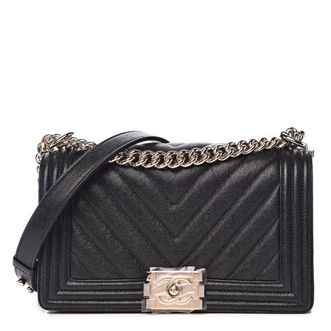 chanel chevron caviar boy bag|From the 2.55 to the Boy, a History of Chanel Handbags .